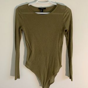 Forever 21 Olive Green Body Suit